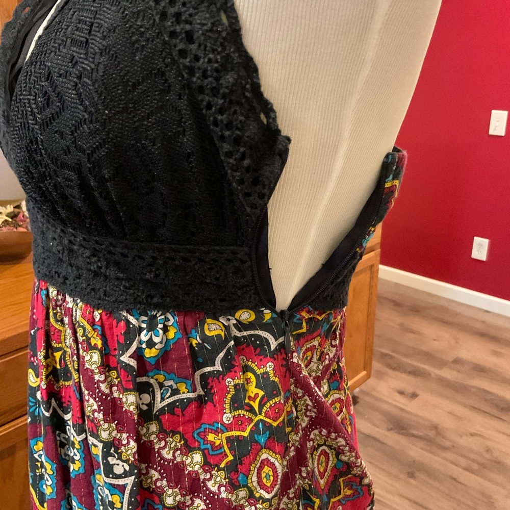 Multi Pattern Dress - image 3